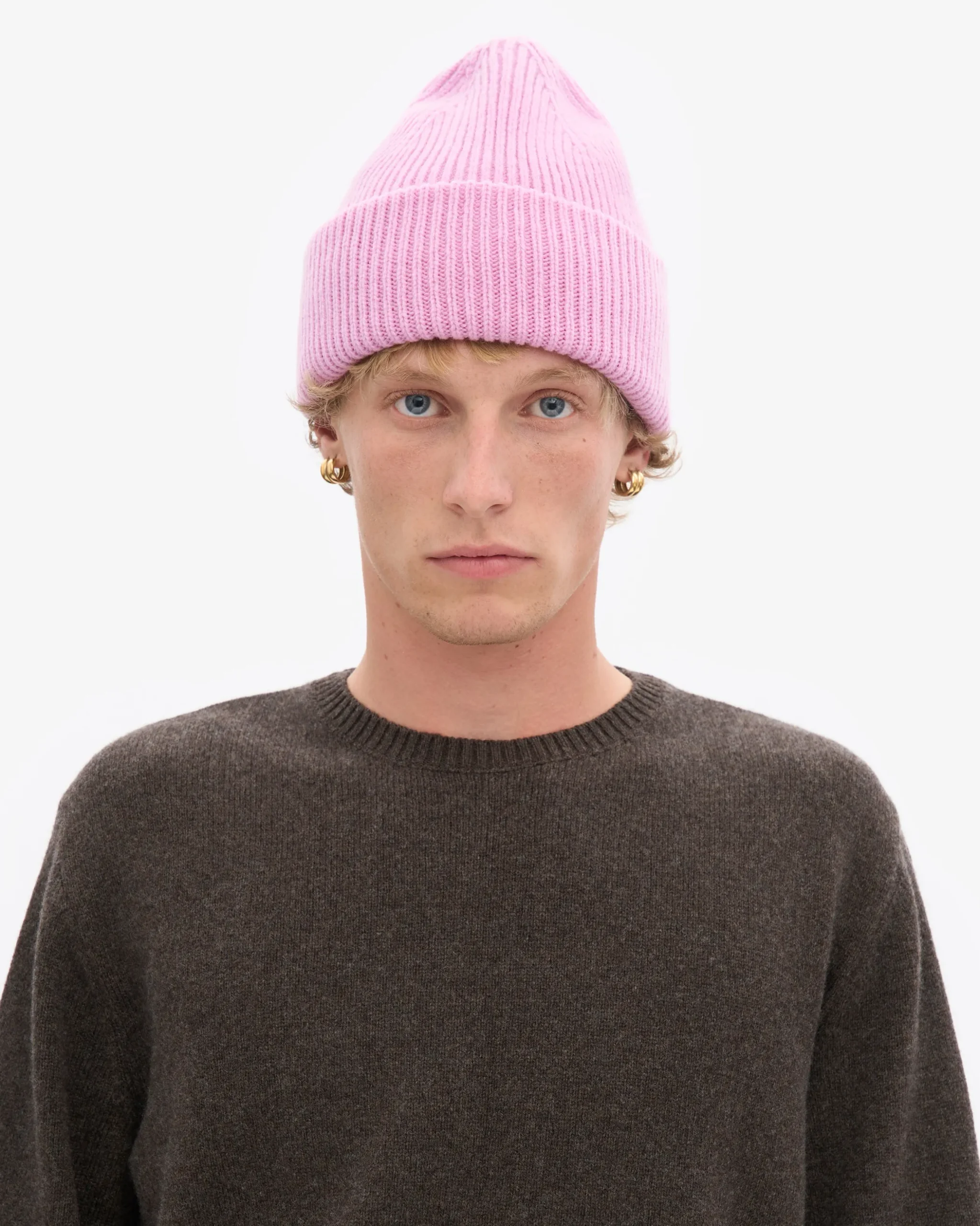 Merino Wool Hat - Cherry Blossom