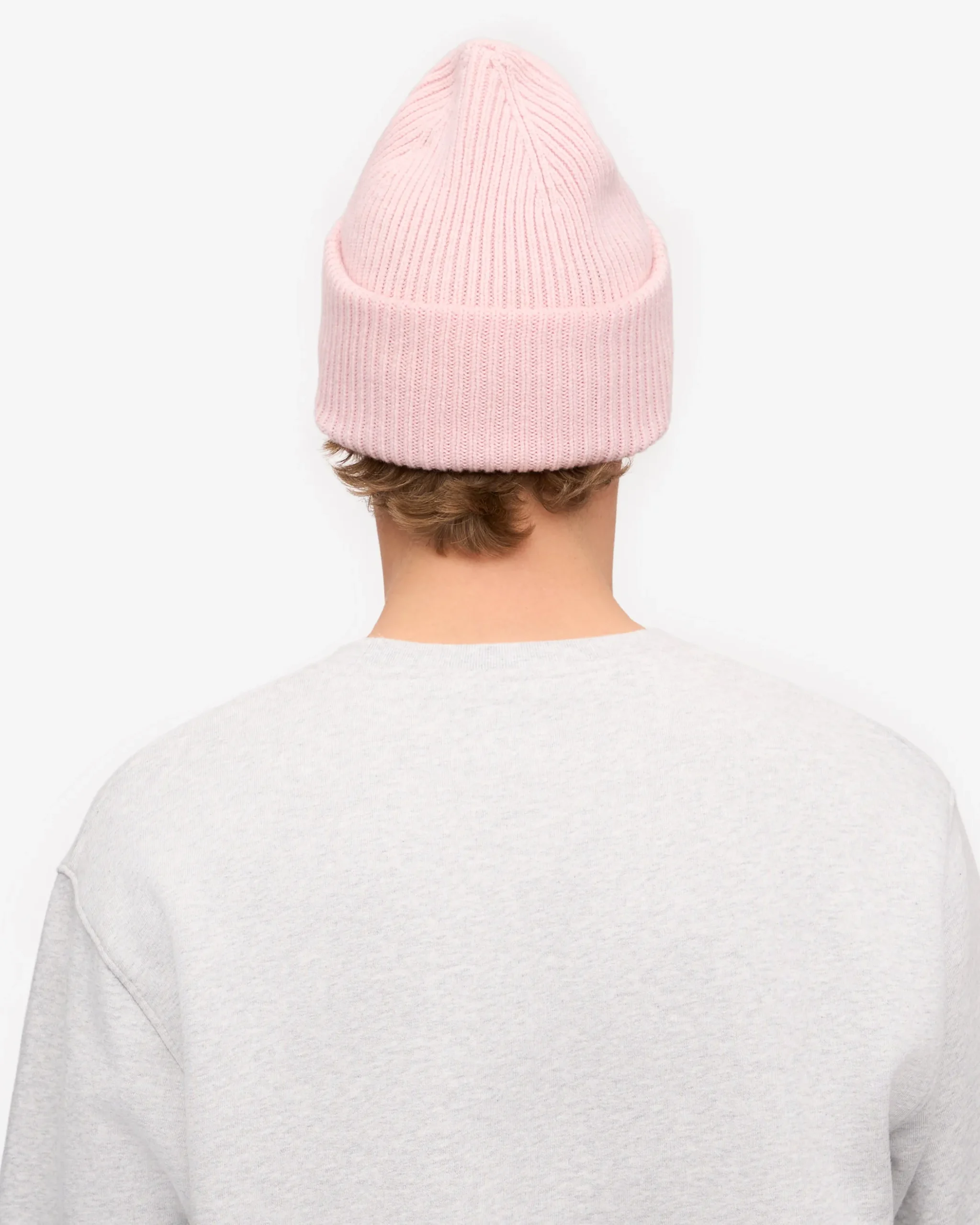 Merino Wool Hat - Faded Pink