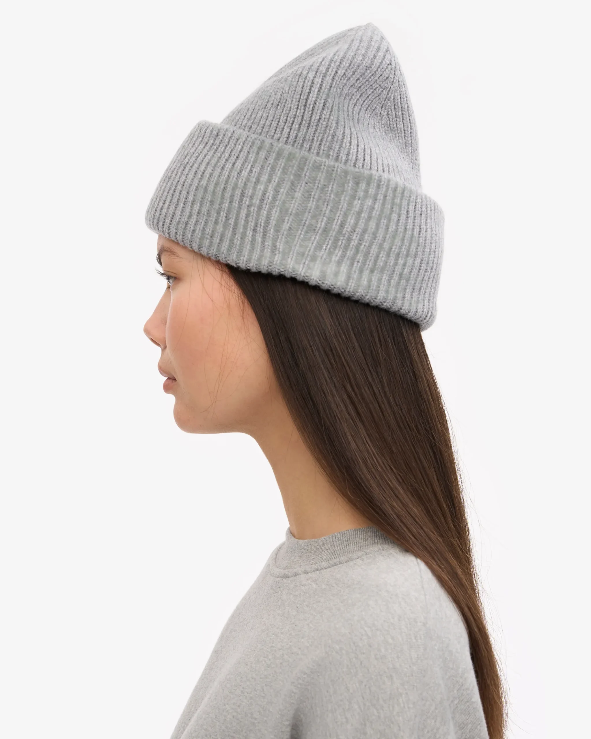 Merino Wool Hat - Heather Grey