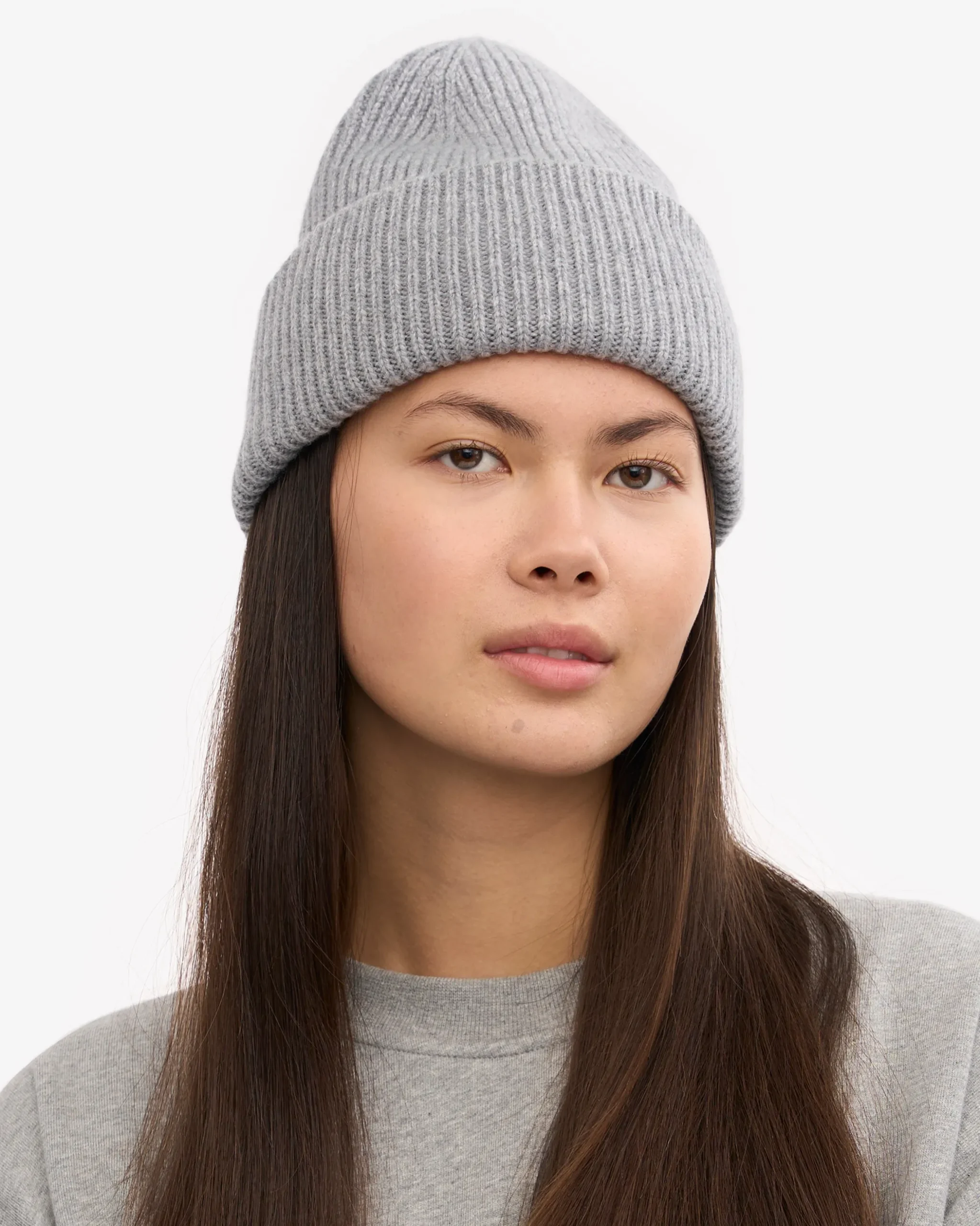 Merino Wool Hat - Heather Grey