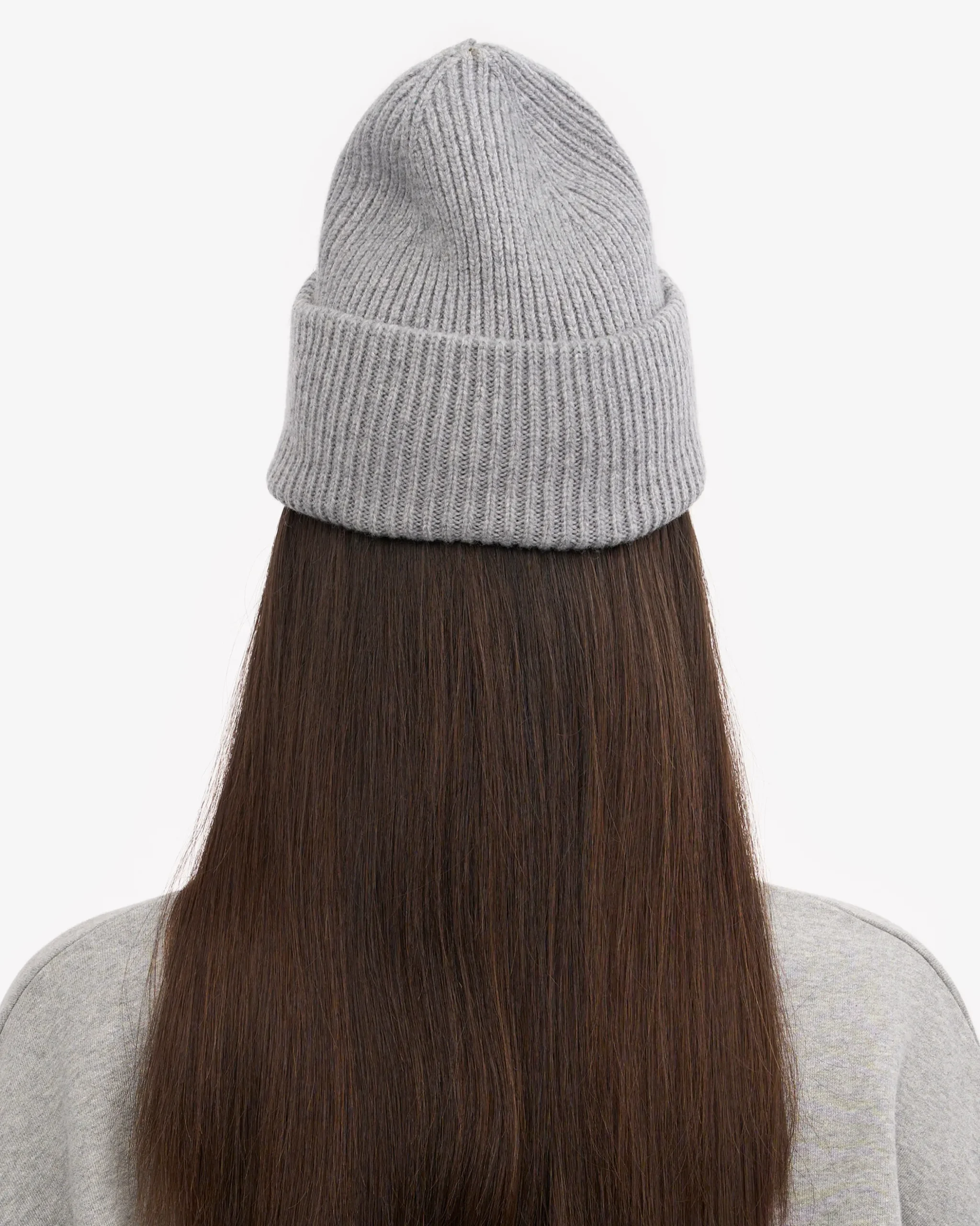 Merino Wool Hat - Heather Grey