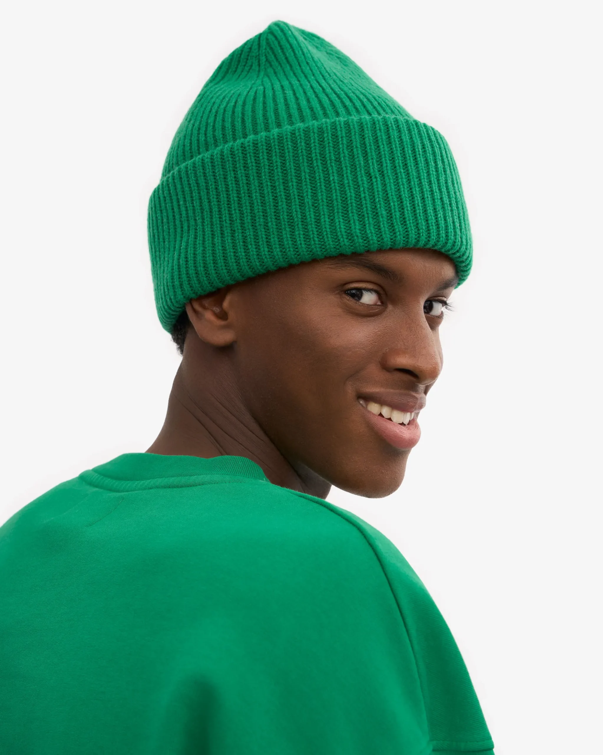 Merino Wool Hat - Kelly Green