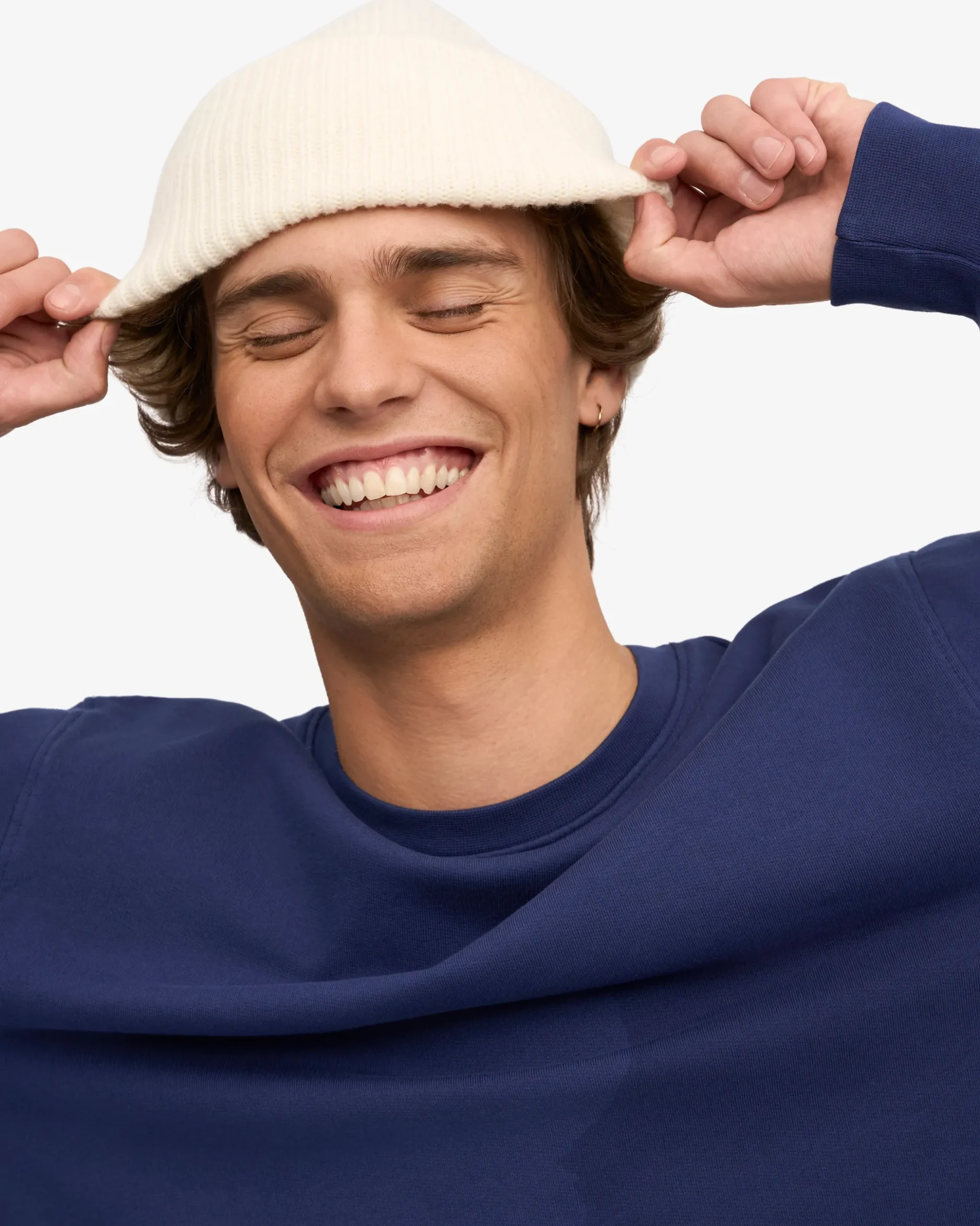 Merino Wool Hat - Optical White