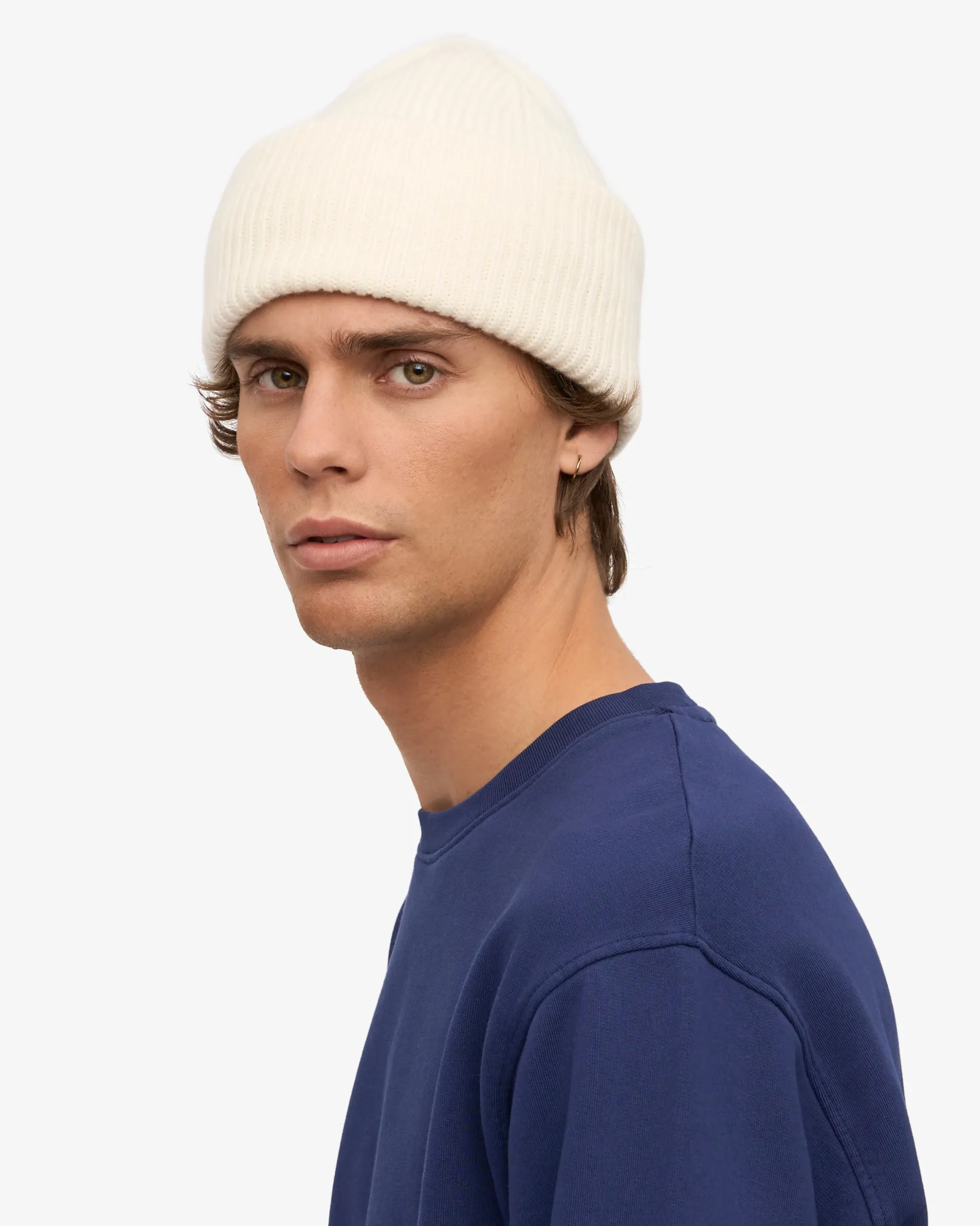 Merino Wool Hat - Optical White