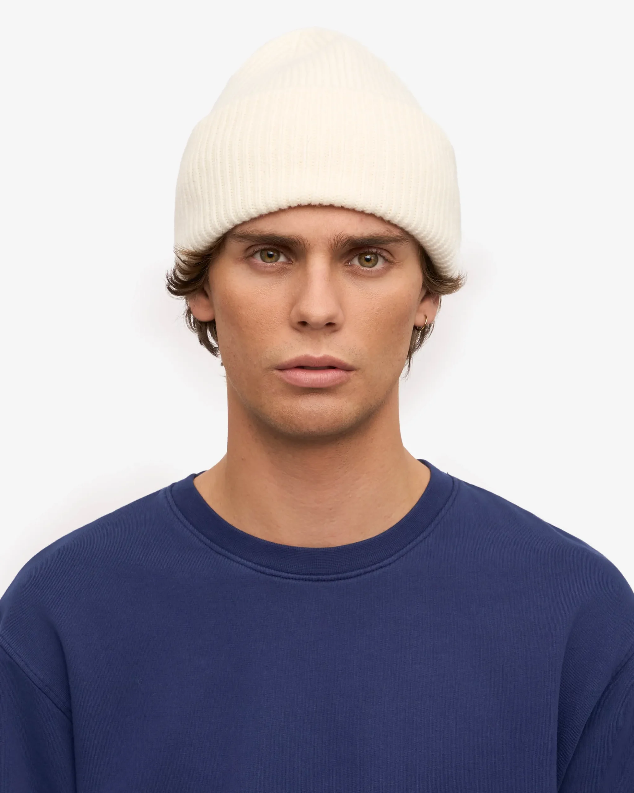 Merino Wool Hat - Optical White