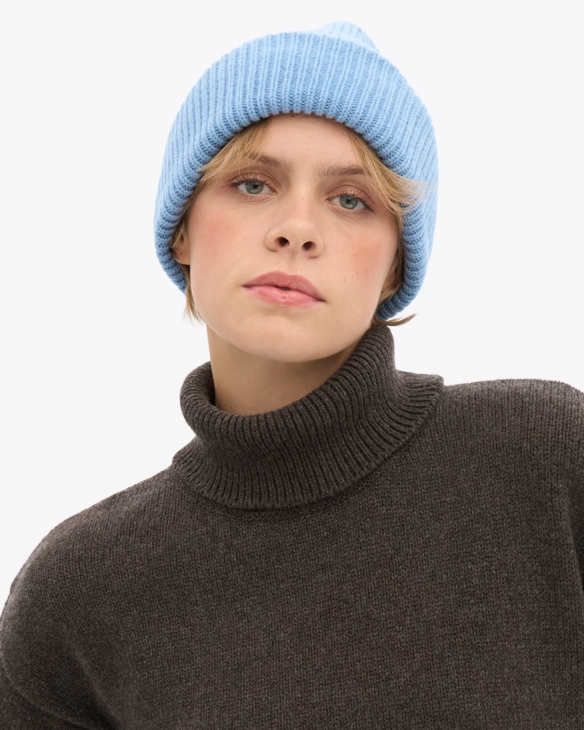 Merino Wool Hat - Seaside Blue