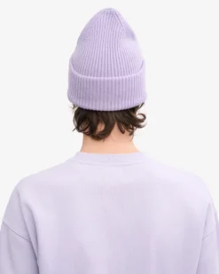 Merino Wool Hat - Soft Lavender