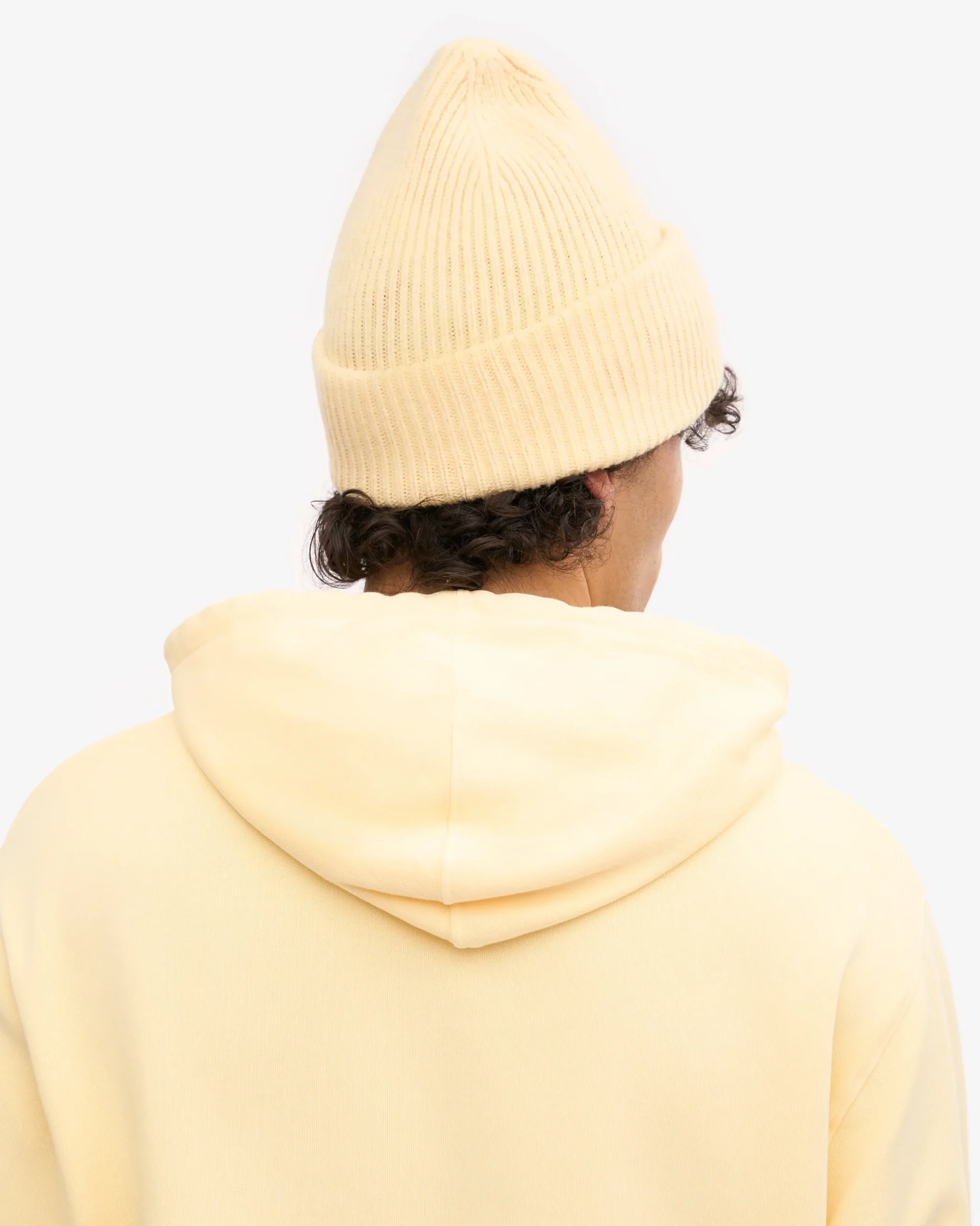 Merino Wool Hat - Soft Yellow