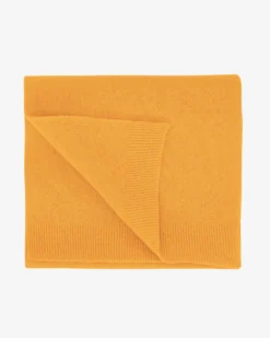 Merino Wool Scarf - Burned Yellow