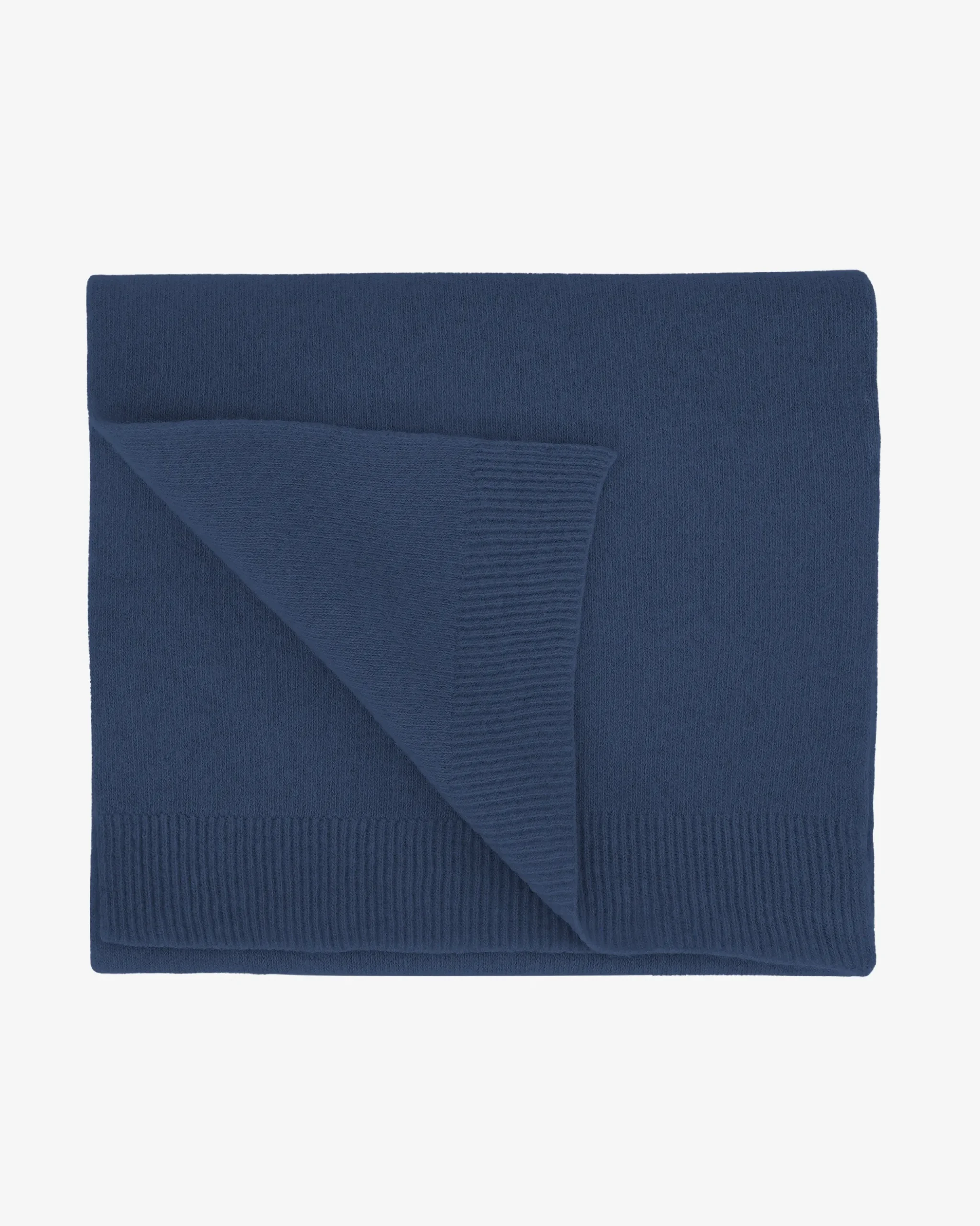 Merino Wool Scarf - Petrol Blue
