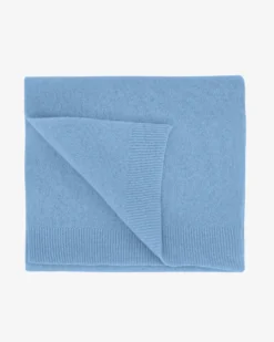 Merino Wool Scarf - Seaside Blue