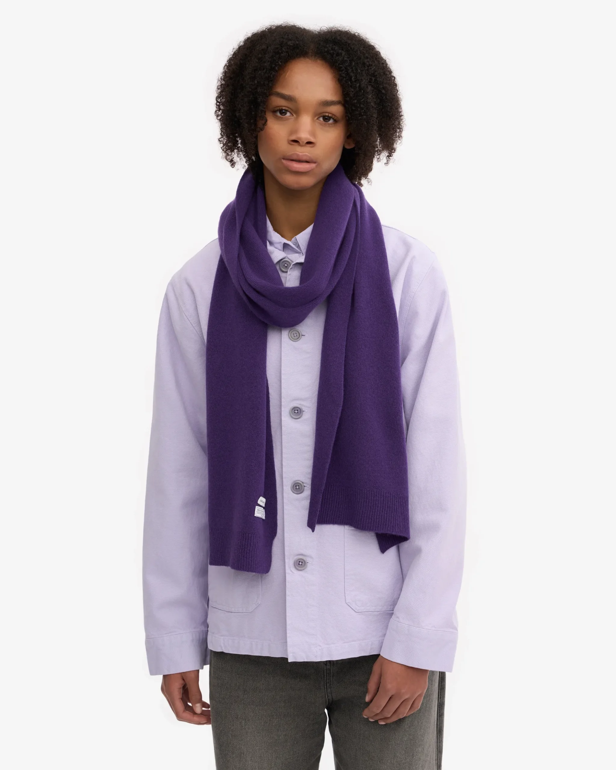 Merino Wool Scarf - Ultra Violet