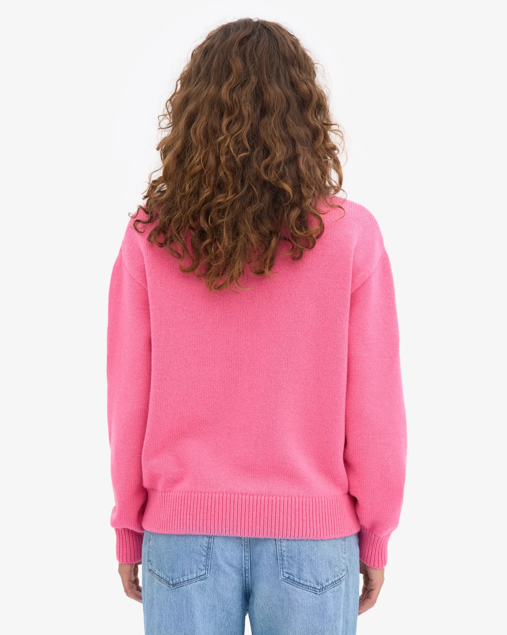 Merino Wool Turtleneck - Bubblegum Pink