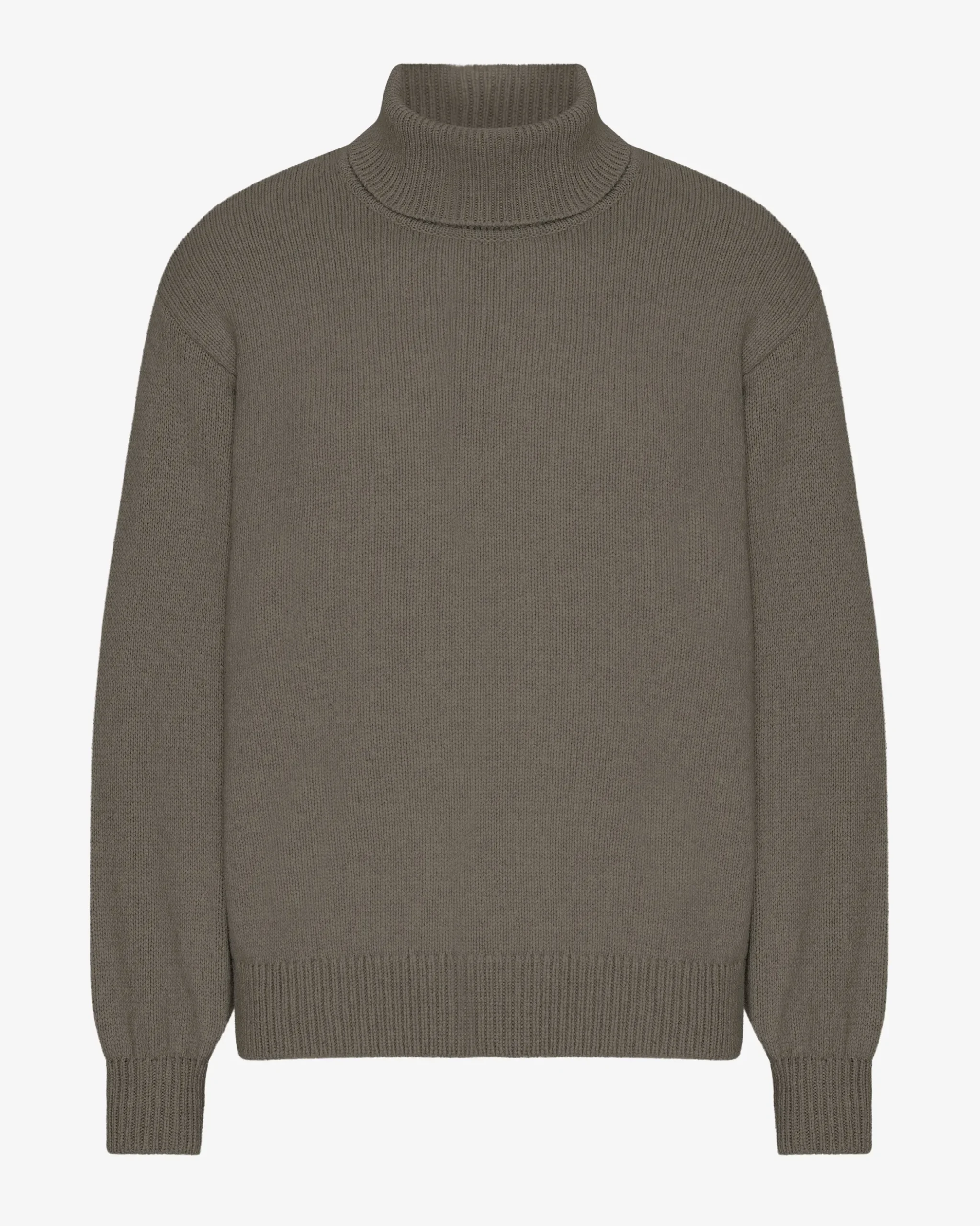 Merino Wool Turtleneck - Dusty Olive