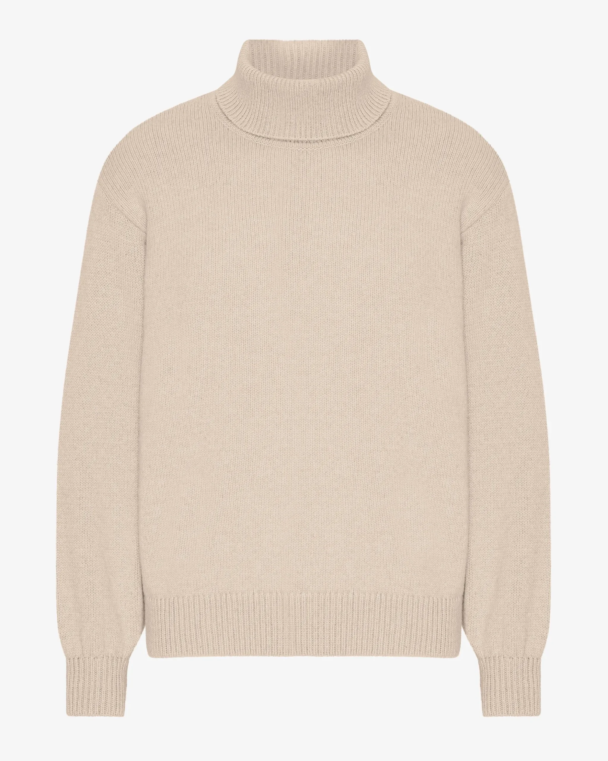 Merino Wool Turtleneck - Ivory White