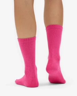 Organic Active Sock - Bubblegum Pink