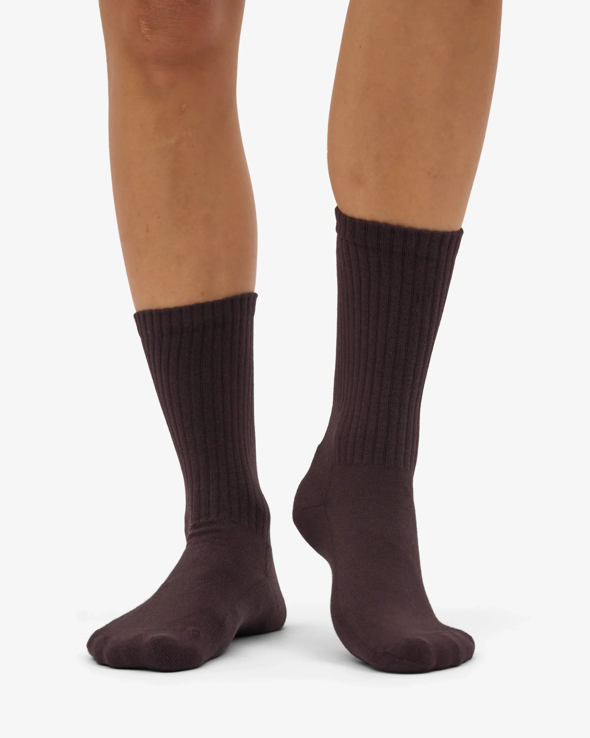 Organic Active Sock - Coffee Brown