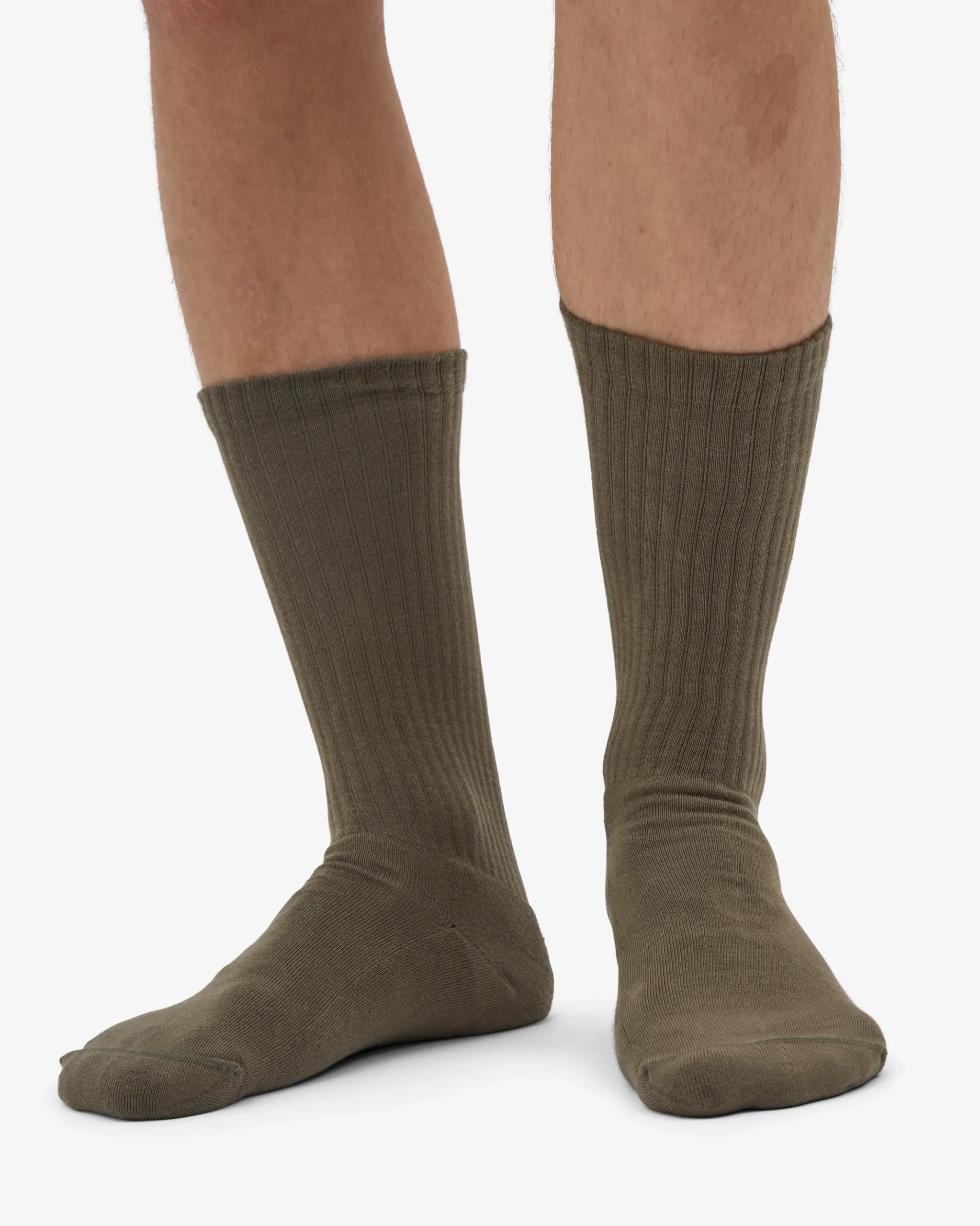Organic Active Sock - Dusty Olive (3-Pack)