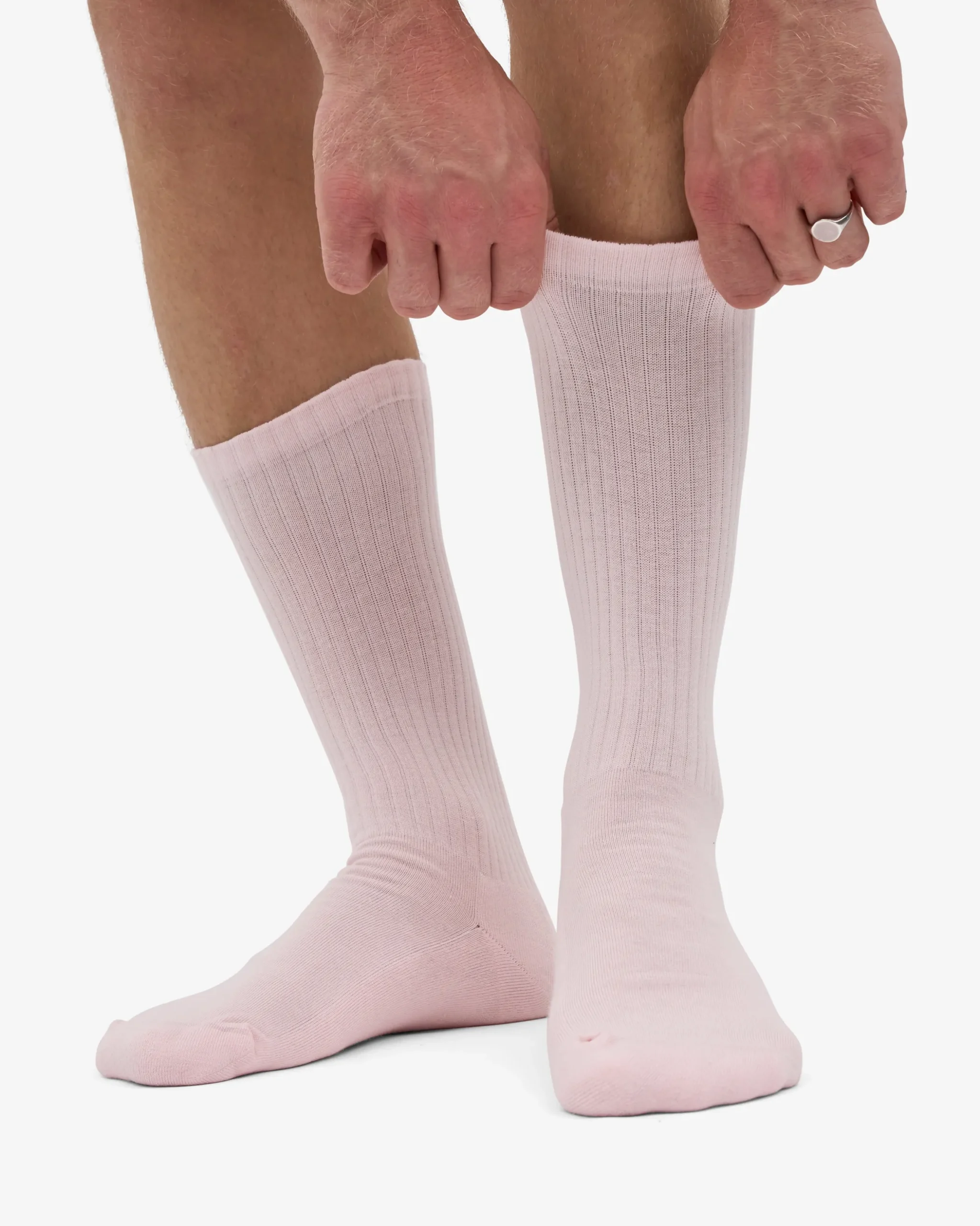 Organic Active Sock - Faded Pink