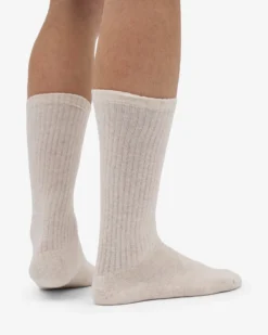 Organic Active Sock - Ivory White (3-Pack)