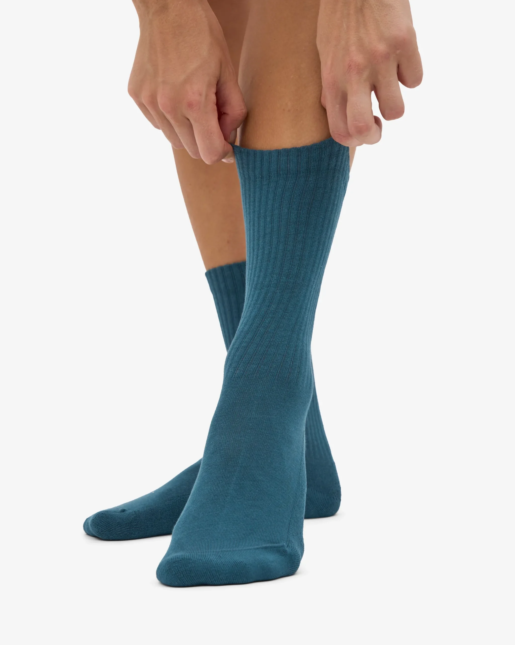 Organic Active Sock - Ocean Green