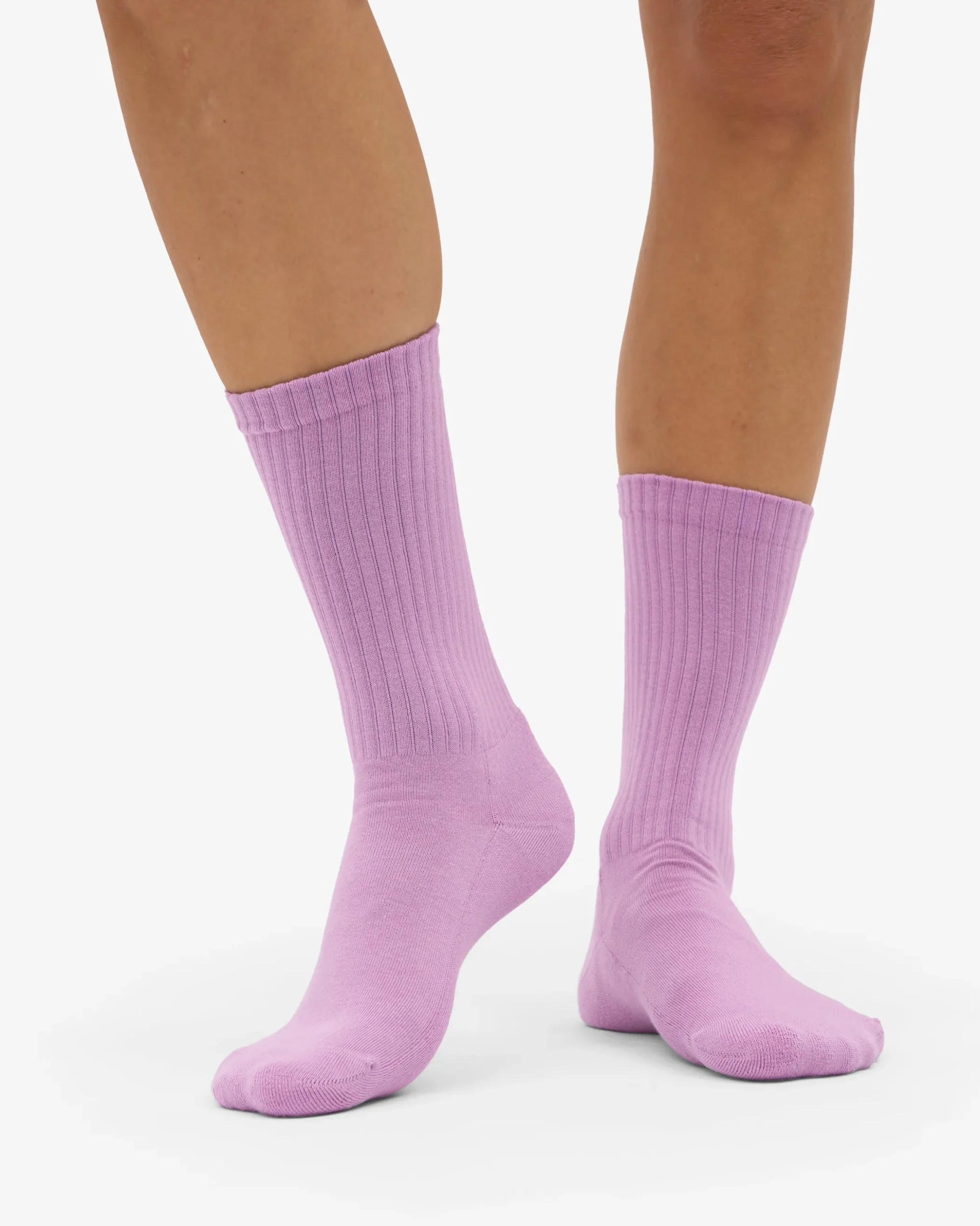 Organic Active Sock - Red Tangerine (3-Pack)