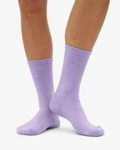 Organic Active Sock - Soft Lavender
