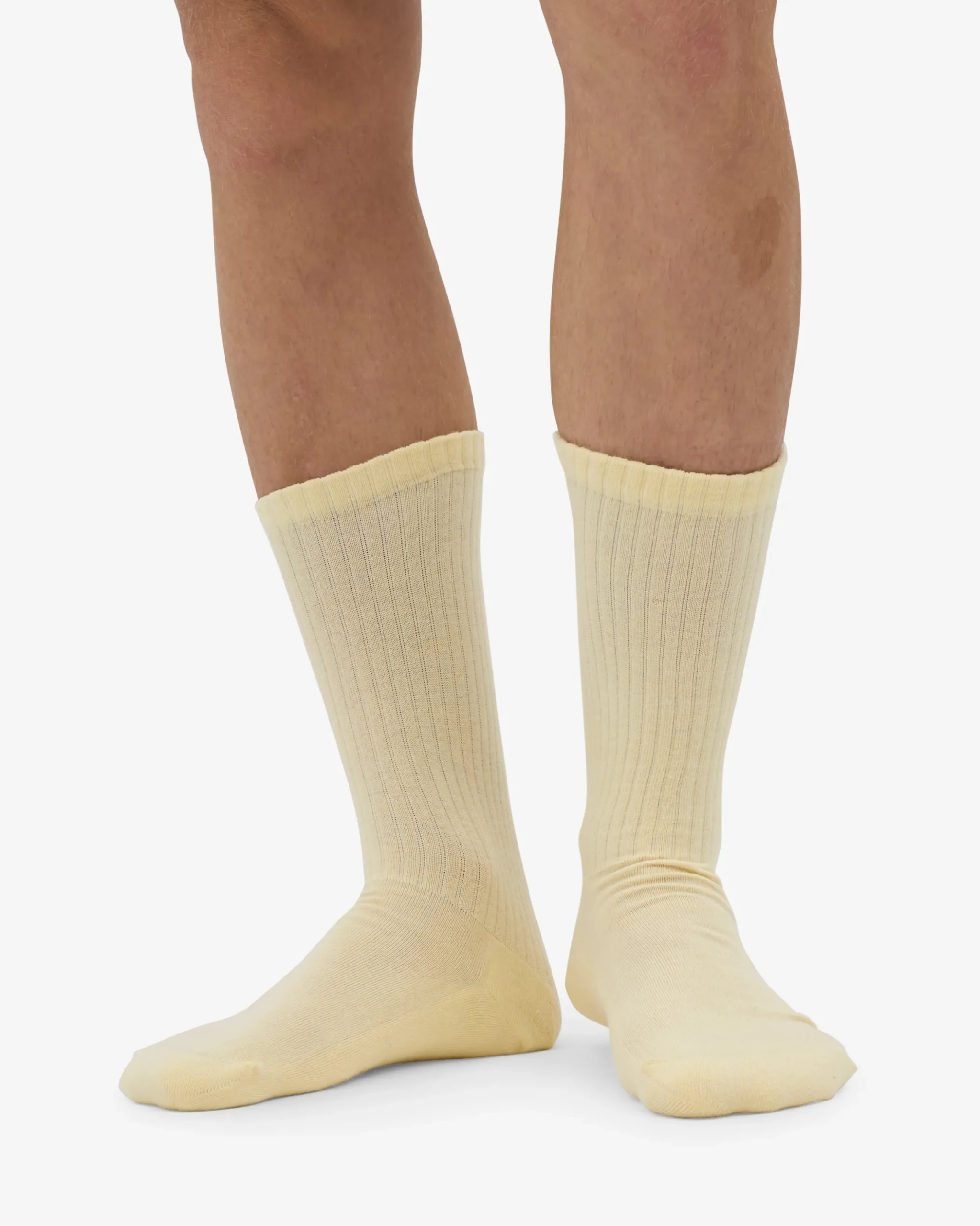 Organic Active Sock - Soft Yellow (3-Pack)