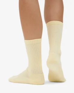 Organic Active Sock - Soft Yellow (3-Pack)