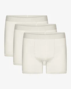 Organic Boxer Briefs 3 Pack - Ivory White