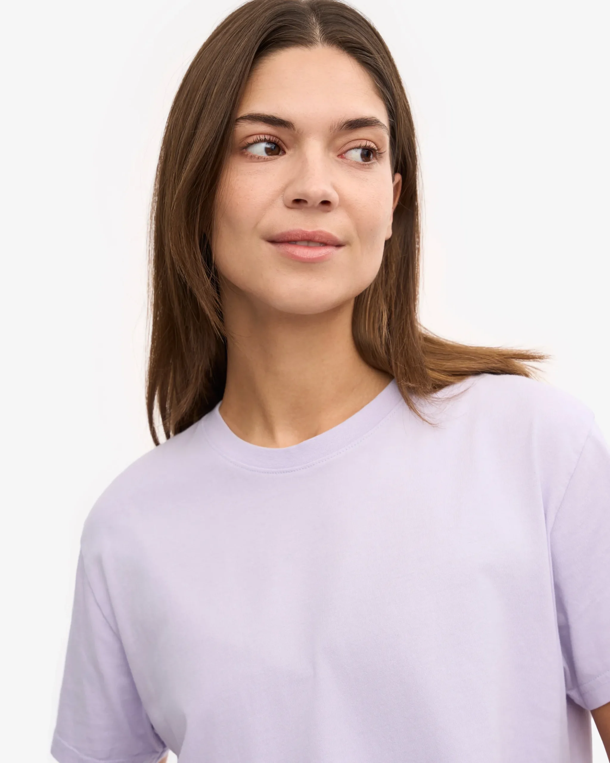 Organic Boxy Crop Tee - Soft Lavender (3-Pack)