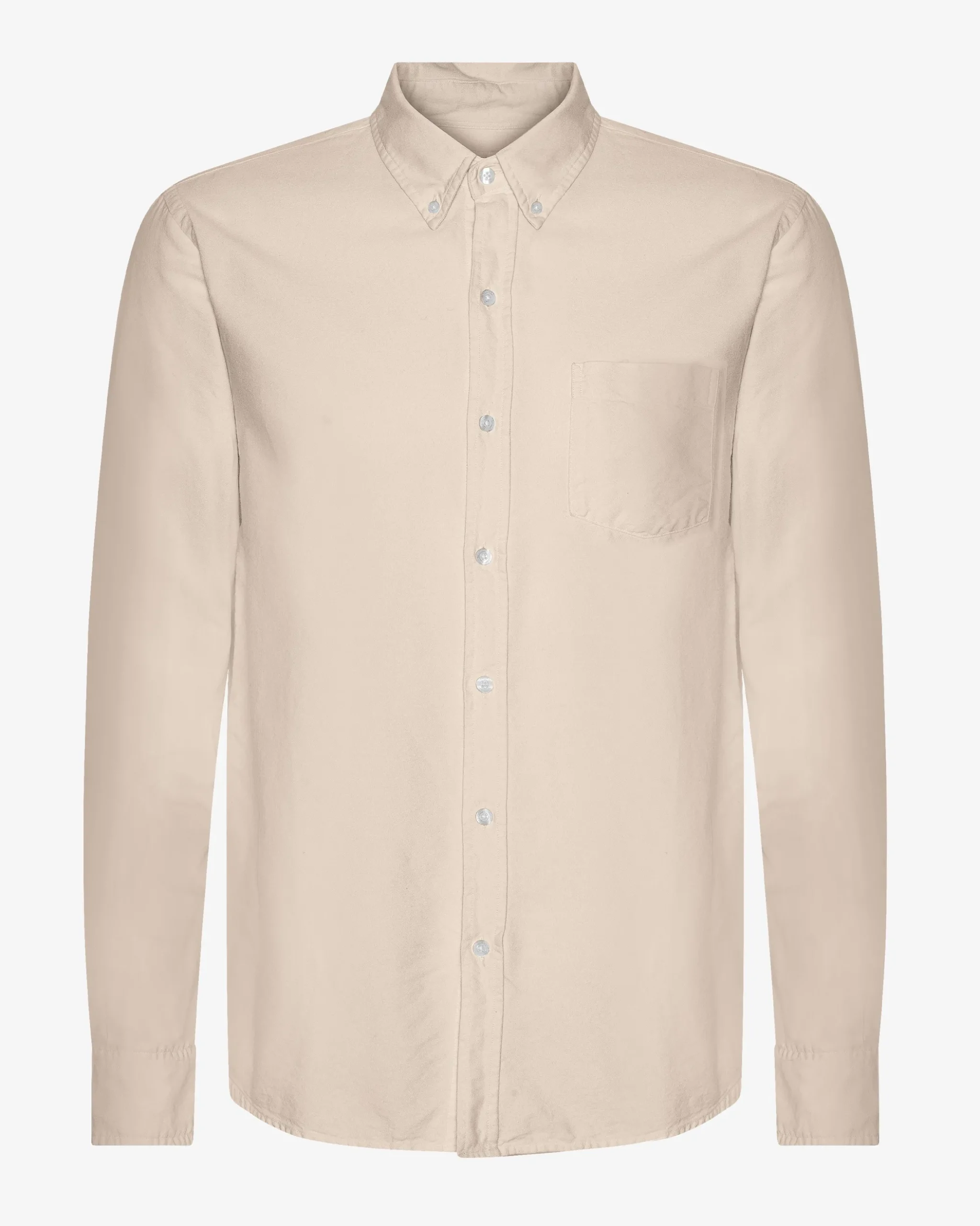 Organic Button Down Shirt - Ivory White