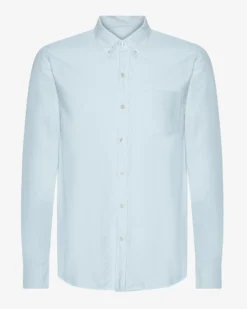 Organic Button Down Shirt - Polar Blue