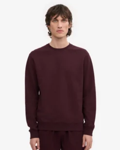 Organic Classic Sweatsuit - Oxblood Red