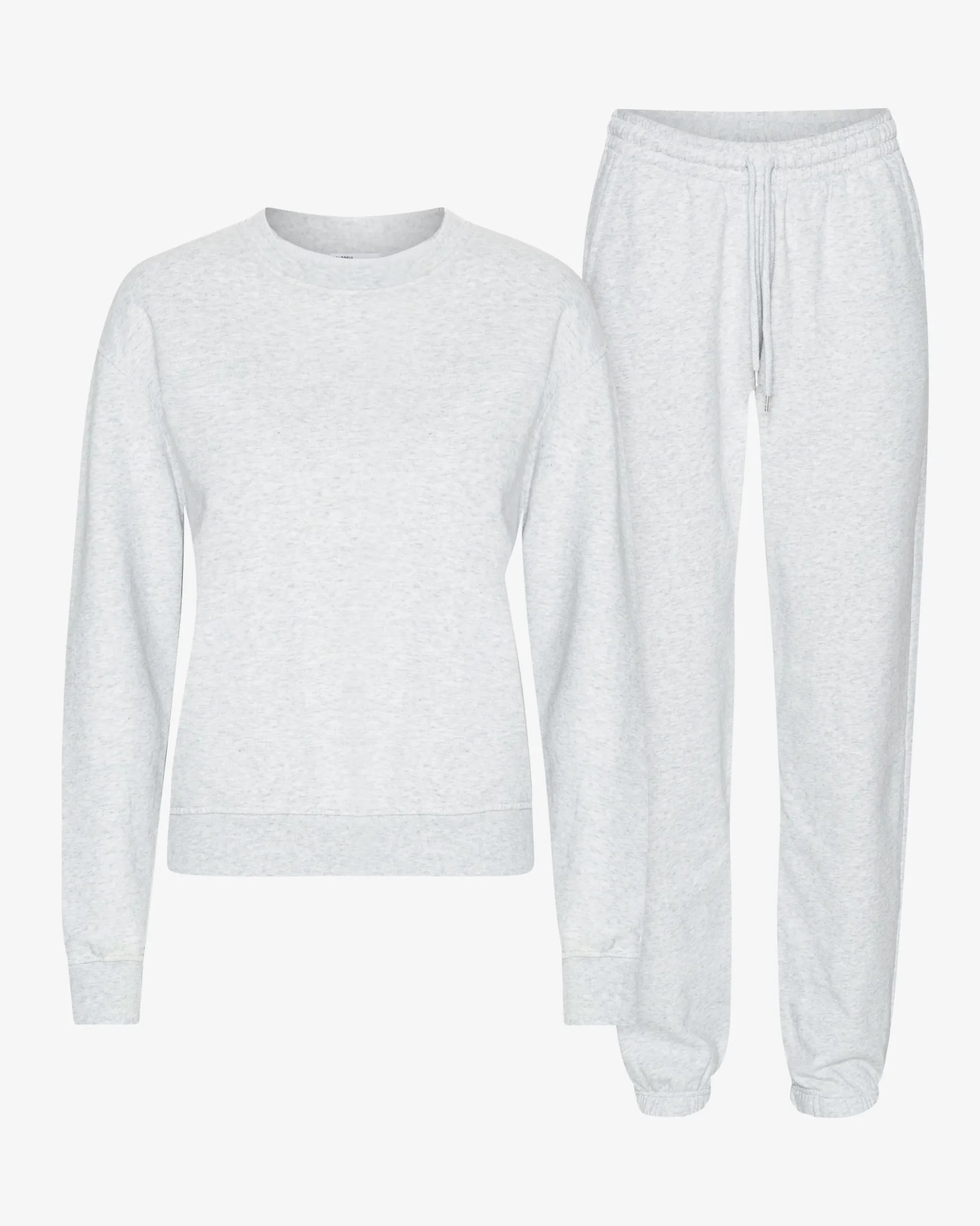 Organic Classic Sweatsuit - Snow Melange