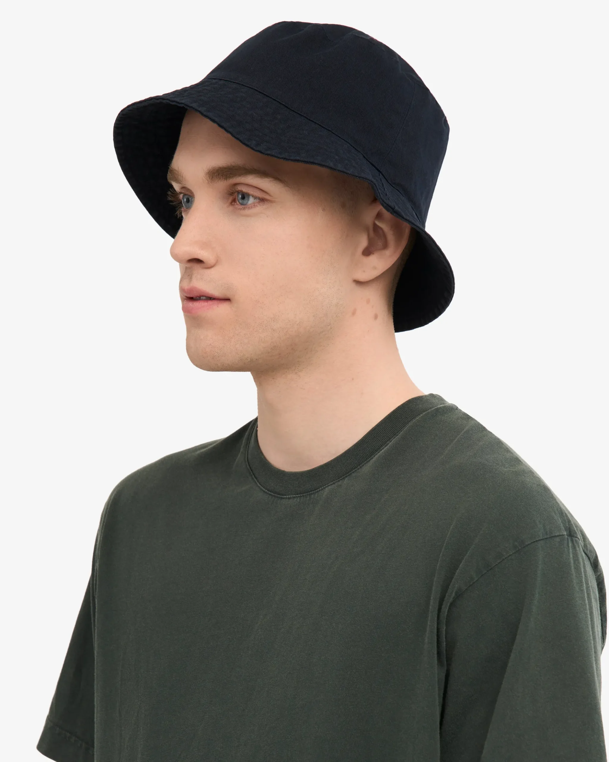 Organic Cotton Bucket Hat - Navy Blue