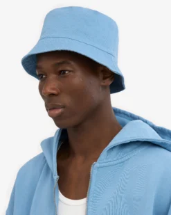 Organic Cotton Bucket Hat - Seaside Blue
