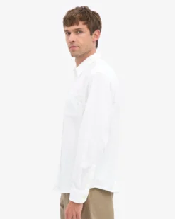 Organic Flannel Shirt - Optical White