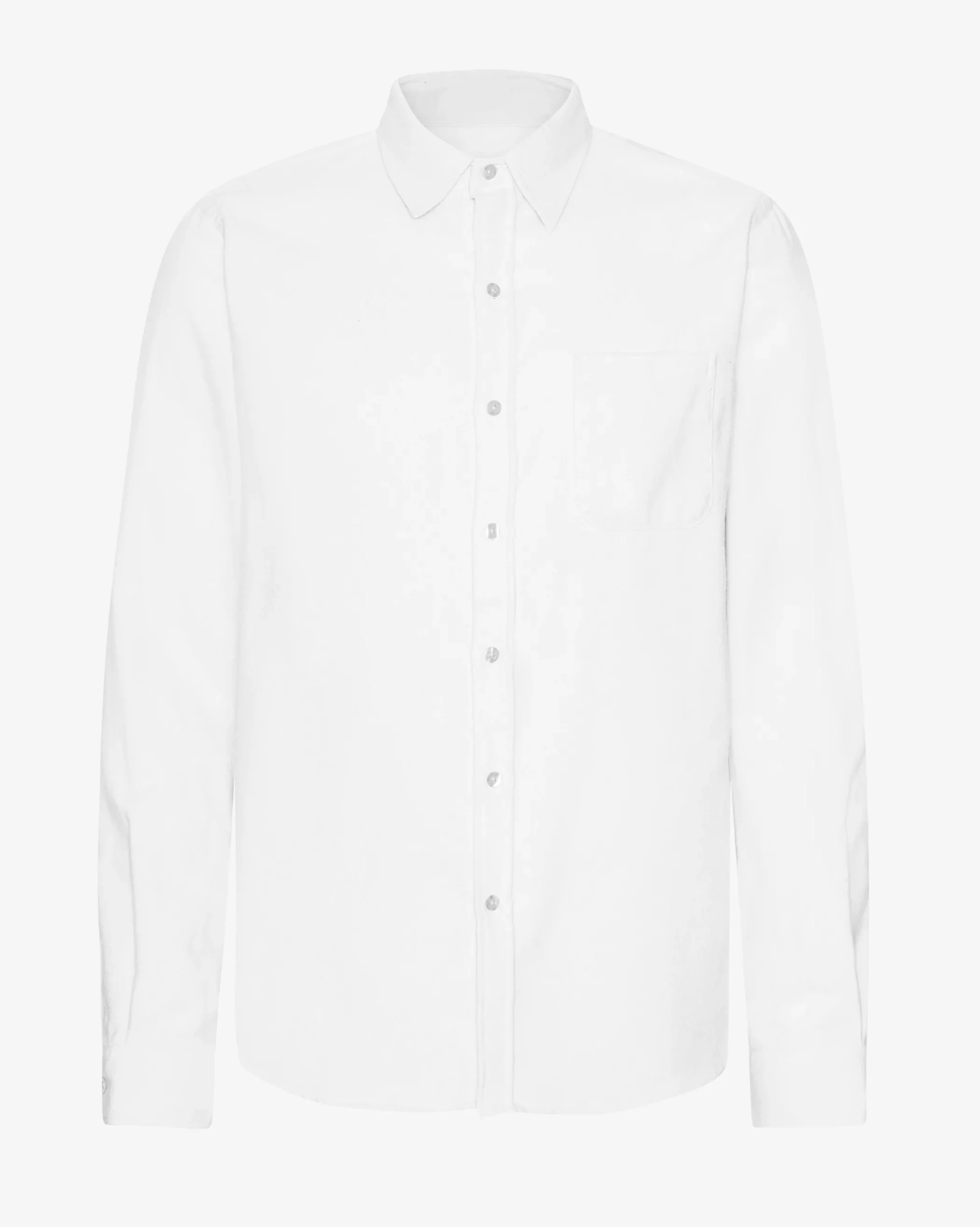 Organic Flannel Shirt - Optical White