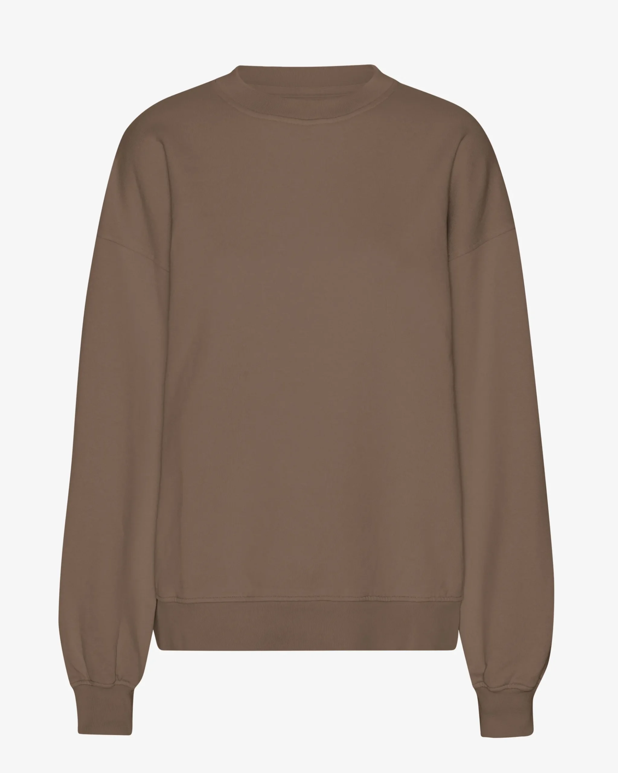 Organic Oversized Crew - Cedar Brown