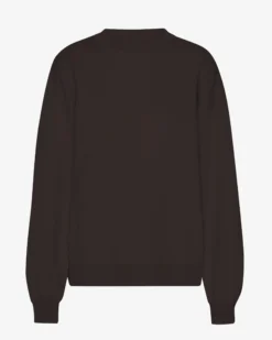 Organic Oversized Crew - Coffee Brown