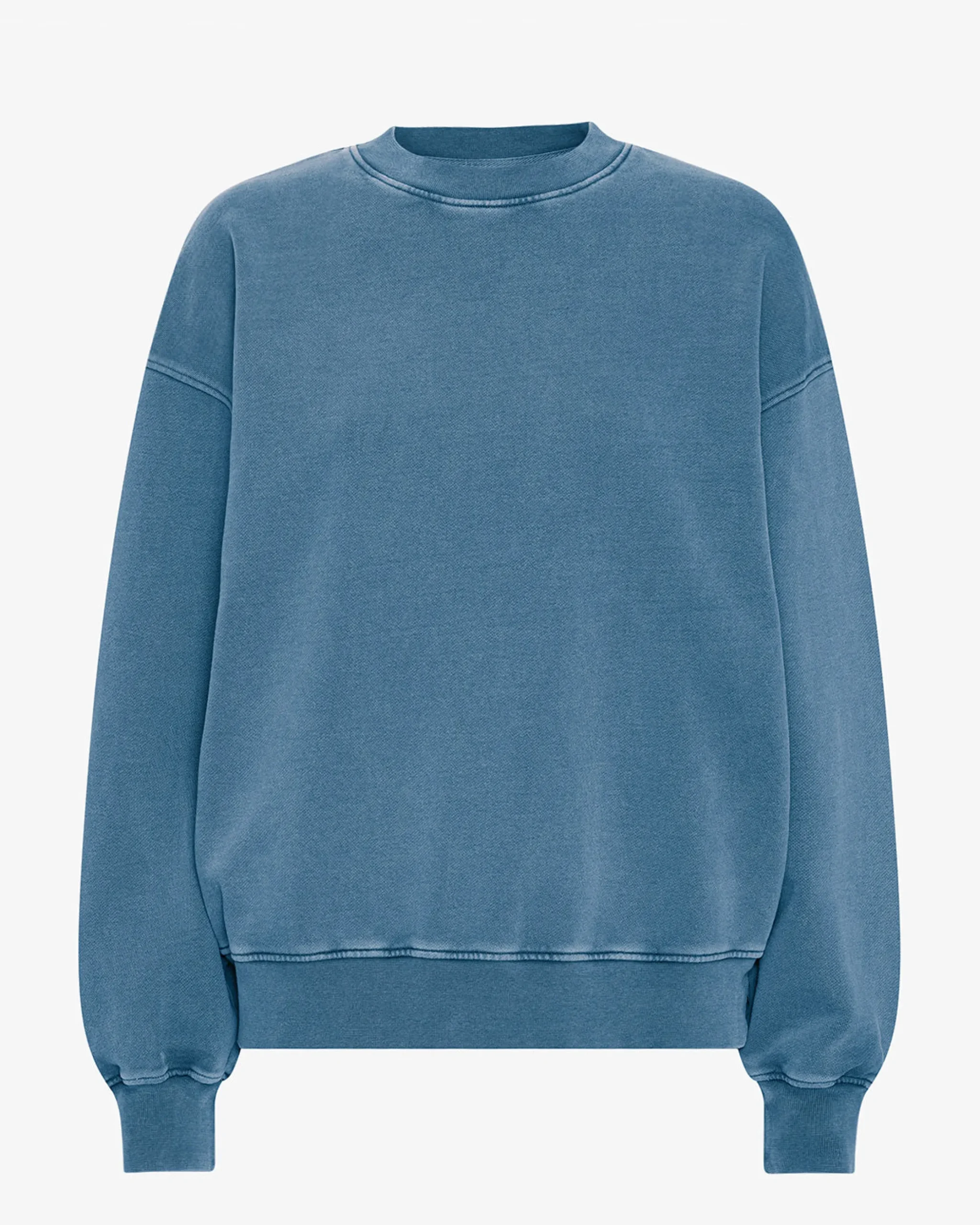 Organic Oversized Crew - Faded Indigo