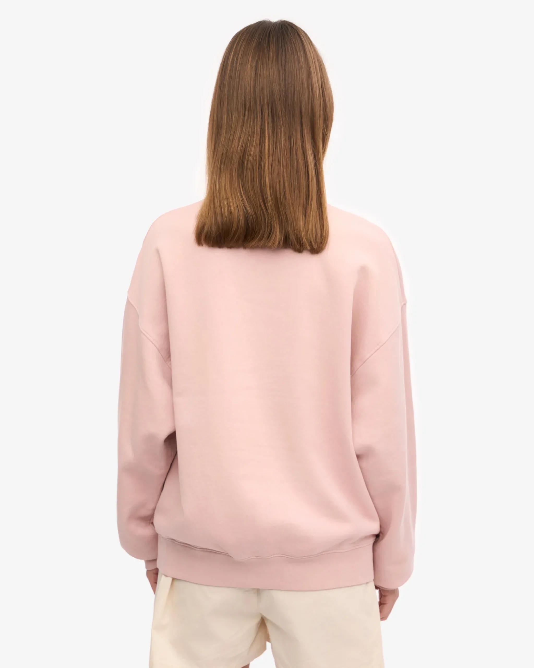 Organic Oversized Crew - Faded Pink