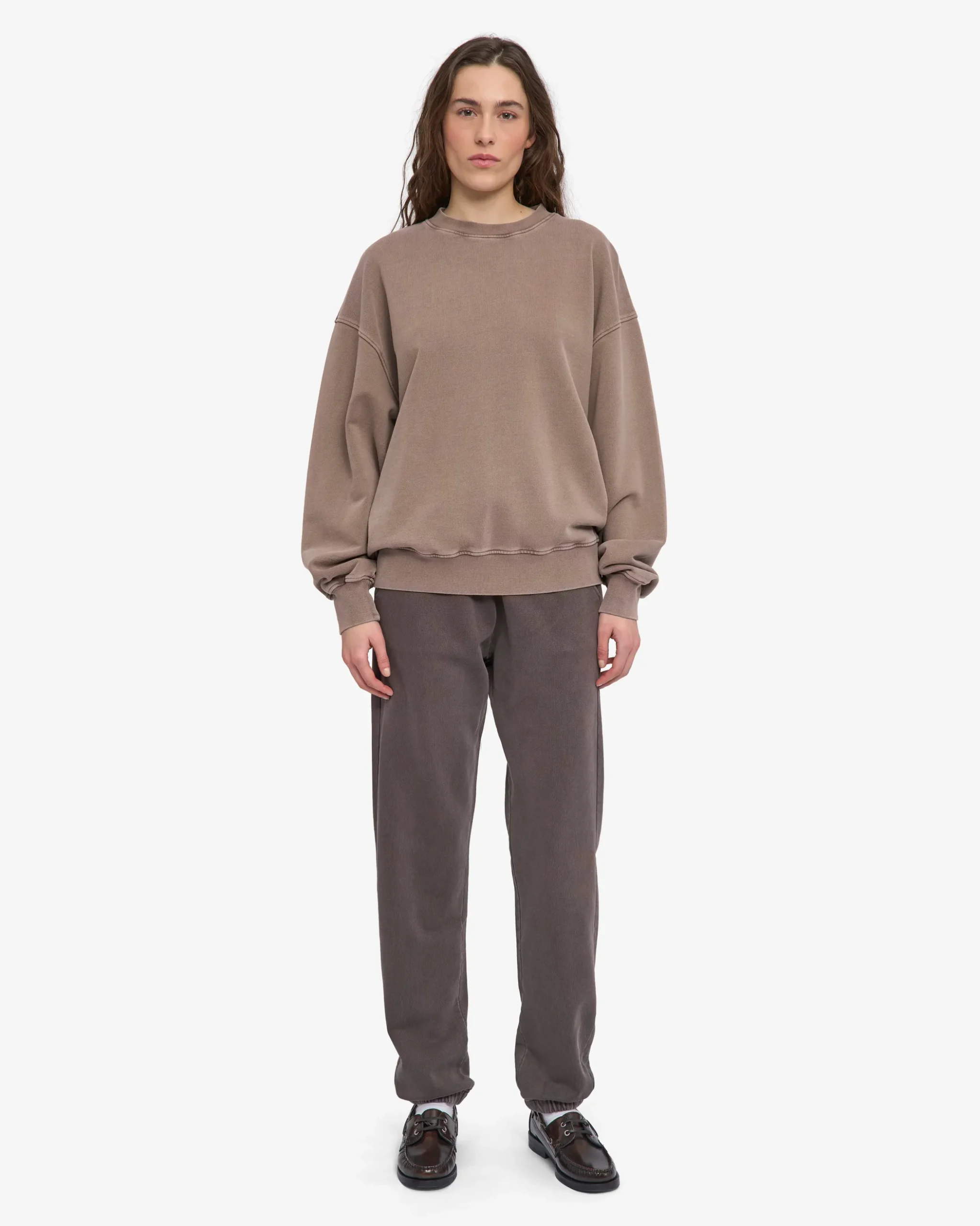 Organic Oversized Crew - Faded Khaki