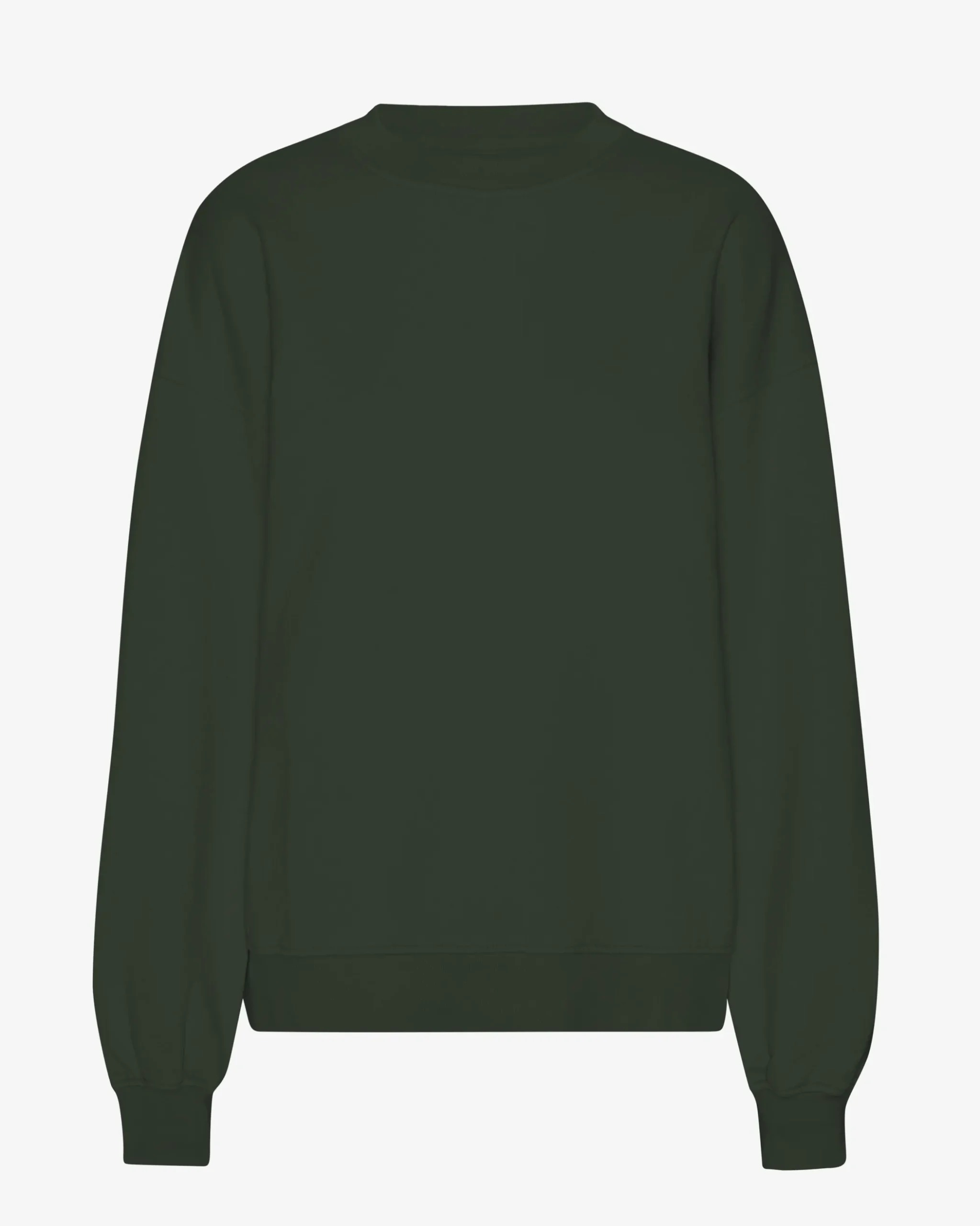 Organic Oversized Crew - Hunter Green