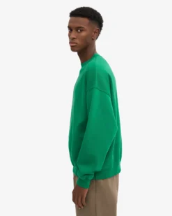 Organic Oversized Crew - Kelly Green
