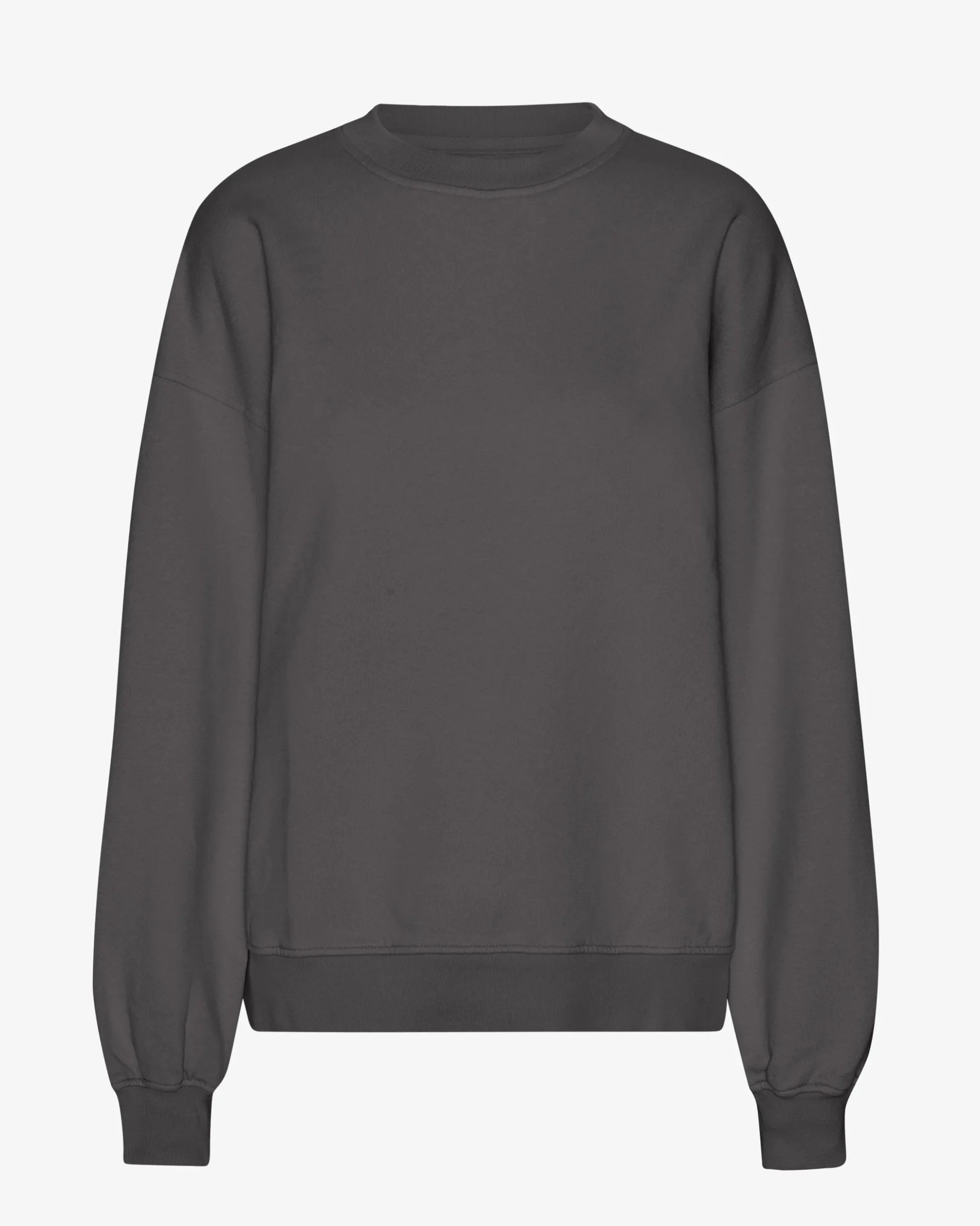 Organic Oversized Crew - Lava Grey