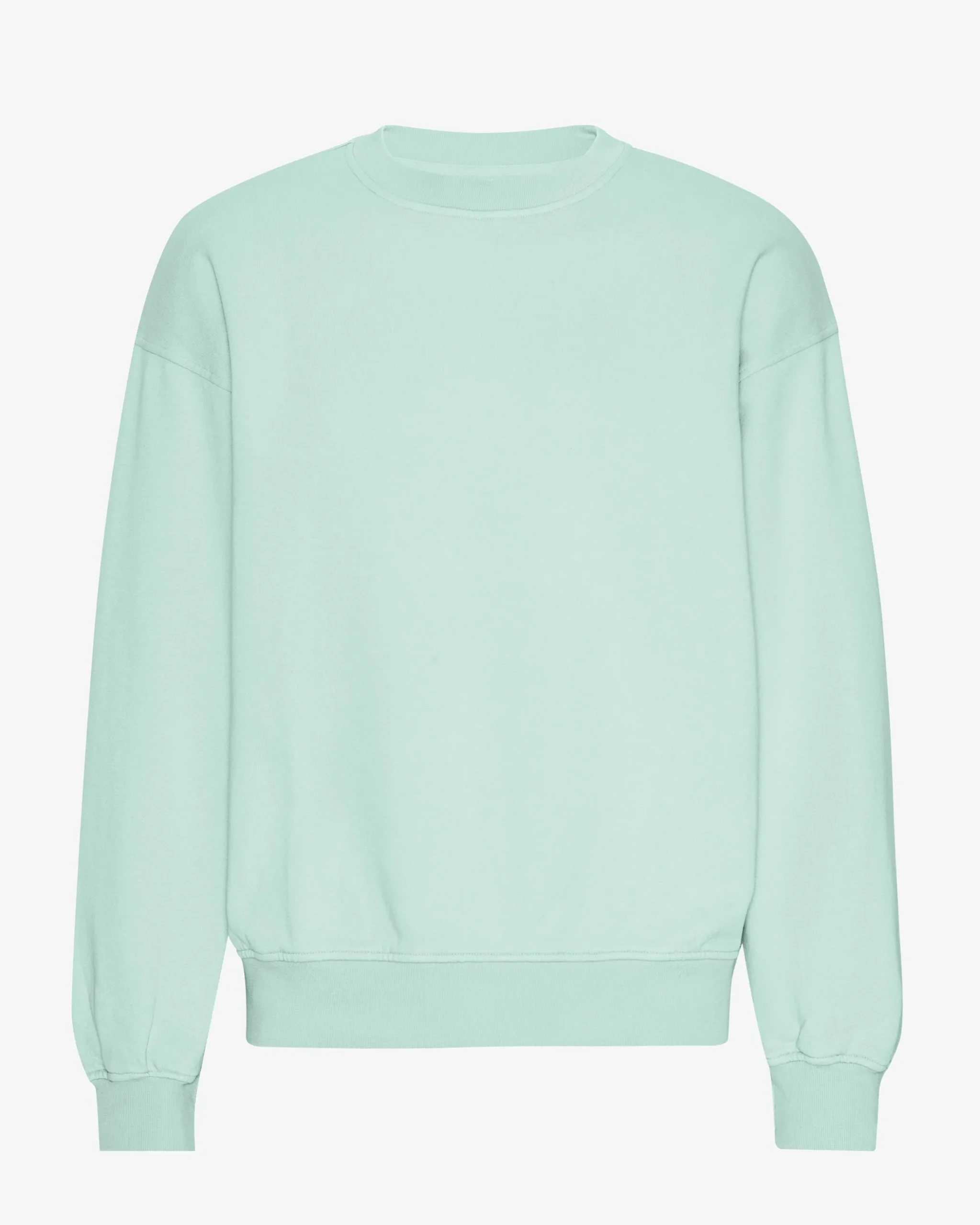 Organic Oversized Crew - Light Aqua