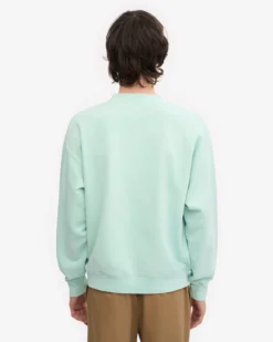 Organic Oversized Crew - Light Aqua