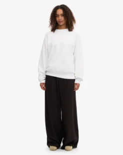 Organic Oversized Crew - Optical White